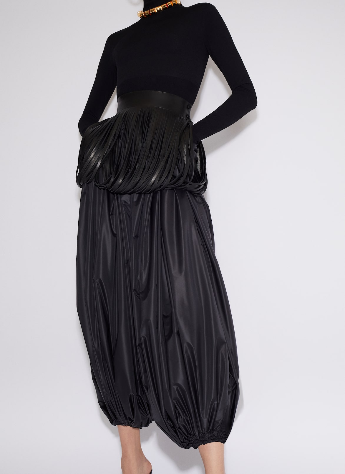 BALLOON TROUSERS ALAÏA BLACK BALLOON TROUSERS
